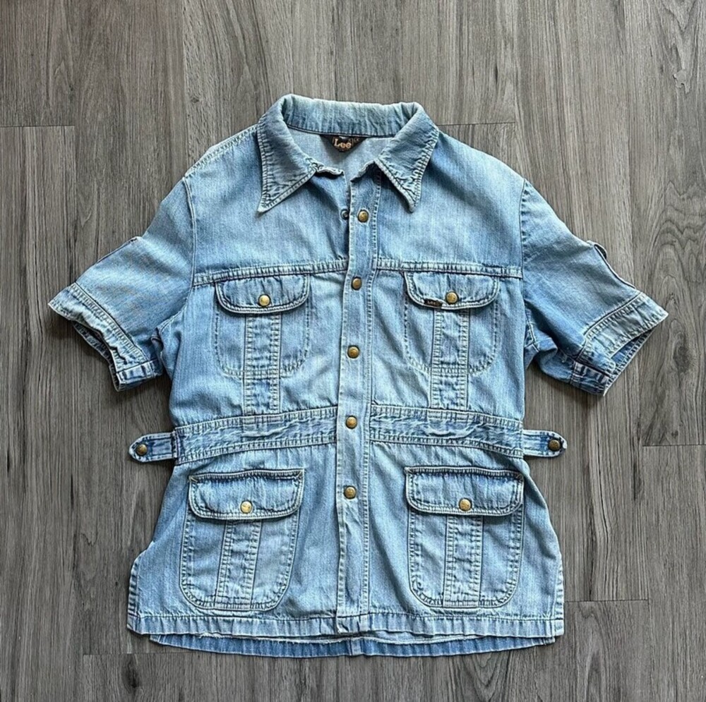Vintage 1960s Lee Denim Chore Coat